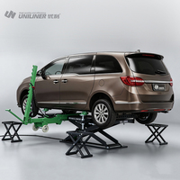 Banc d'alignement de châssis UL-280 à double vérin ultra-mince pour la réparation de carrosseries en atelier