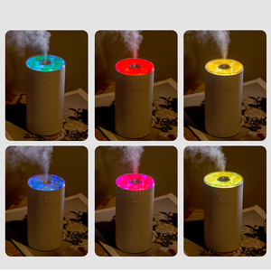 Portable 250ML LED Light Air Humidifier Rechargeable USB H2O Car <strong>Mini</strong> Eternal Flower <strong>Diffuser</strong> for Hotel Electric Essential <strong>Oil</strong> - Product Image 5