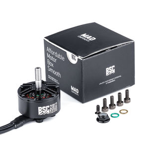 पागल 8-इंच एफपीपी क्रॉसिंग मशीन हवाई फोटोग्राफी Bsc2812 प्लास्टिक 6-अक्ष बिजली विमान मॉडल 4k 1000 मीटर ट्रांसमिशन ब्रशलेस - Product Image 1