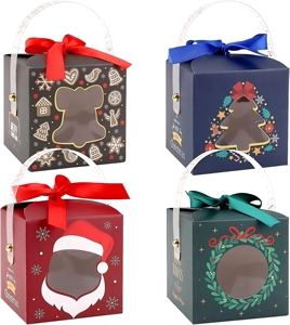 <strong>China</strong> Speed Fast Delivery Custom <strong>Christmas</strong> Packaging <strong>Gift</strong> Box with Window Holiday-themed Printing. - Product Image 1