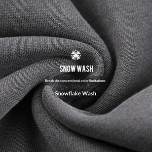 <span class=keywords><strong>Pull</strong></span> à capuche unisexe en coton pur, style américain <span class=keywords><strong>vintage</strong></span>, effet flocon de neige, couleur unie, tendance, épais et chaud - Product Image 2