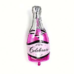 Set de Globos Gigantes con Forma de Botella de Champán y Copa de Vino - Perfecto para Decoraciones de Cumpleaños, Bodas y Fiestas - Product Image 4