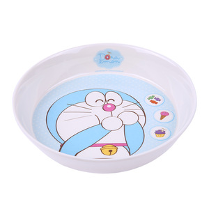 Doraemon Children's Melamine Plate Round Cartoon Design For Kids Dining - Product Image 1