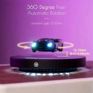 HCNT Magnetic Levitation <b>Car</b> Model with 360° Rotating Floating Display <b>Stand</b> Wholesale Diecast <b>Car</b> for Home Office Desk Decor - Product Image 6