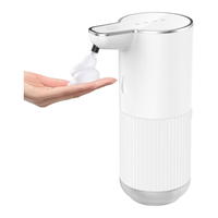 Distributeurs de savon muraux pour salle de bain d'hôtel Distributeur de savon de shampooing en mousse liquide rechargeable de 350ml Distributeur de savon en gel mural