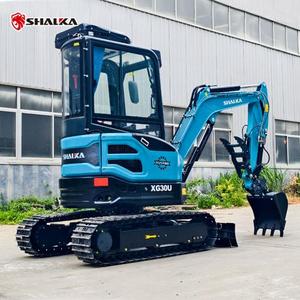 จัดส่งฟรี รถขุดขนาดเล็ก 3.5 ตัน 1 ตัน 2.5 ตัน เครื่องยนต์ Kubota รถขุดดิน Pelle EPA รถขุดไฮดรอลิกขนาดเล็กแบบจีนที่ปรับแต่งได้ - Product Image 5
