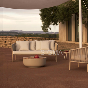 Tessuto impermeabile resistente in metallo <span class=keywords><strong>alluminio</strong></span> e Set divano componibile da giardino - Product Image 6