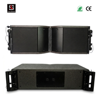 Système de sonorisation professionnel à double ligne passive de 8 pouces, enceintes extérieures étanches 1600W 65Hz-20kHz pour événements scéniques en direct