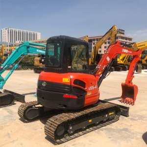 Kubota รถขุด U55มือสองยี่ห้อญี่ปุ่นประสิทธิภาพสูงดีไซน์35.5kW กะทัดรัดสำหรับงานก่อสร้างในเมือง - Product Image 3