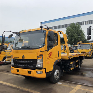 รถยก SINOTRUK HOWO 4x2 ยูโร 3 เครื่องยนต์ดีเซลใหม่ เกียร์ธรรมดา รถกู้ภัยบนถนน รถลากหนัก รถยกพื้นเรียบ สำหรับขาย - Product Image 2