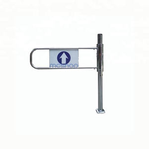 Puerta oscilante de barrera unidireccional para supermercado, diseño mecánico de acero de un solo lado para almacenamiento y control de acceso a tiendas - Product Image 2