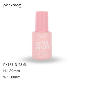 25ml Cylindrical Glass Bottle External Screw Cap Eco-Friendly Non Spill Suitable for <b>Foundation</b> Sunscreen Base Makeup Serum - Product Image 1