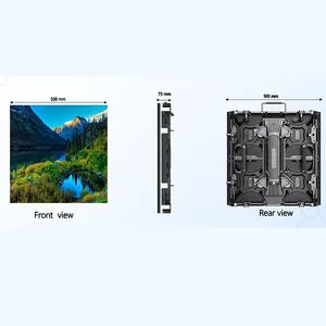 Vcore P2.6 P2.97 P3.91 P4.81mm High Brightness LED Advertising Screen Digital Signage Billboard 500*100mm Outdoor Led Display