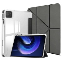 Funda para Xiaomi Pad 6 y Xiaomi Pad 6 Pro Y-Fold de 11 Pulgadas 2023 con Soporte para Lápiz, Carcasa Protectora Rígida Transparente