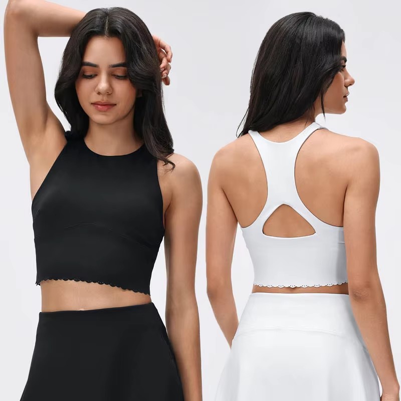 FANCO Fitness Apparel Yoga Tank Tops Sleeveless Fitness Workout Crop Tops Sports Bras for Women