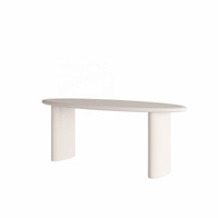 Table à manger irrégulière en bois style crème, nordique, minimaliste, moderne, Wabi-Sabi, pour la maison, le restaurant, le bureau, 6 places