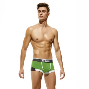 Sexy Più Il Formato Solid Vita Bassa Spandex Traspirante Grande Sacchetto Gay Uomini Della Biancheria Intima Boxer