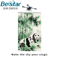 Bestar Creative Drone LED Flying Screen Holographic Mesh Dynamic Aerial Light Show IP68 Rated Elevator Commercial Brand