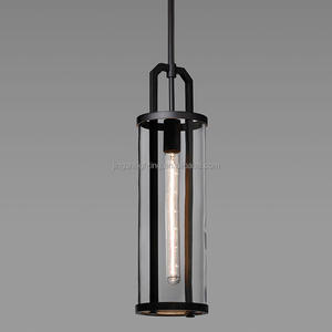 Jonathan โคมไฟระย้าสีดำยาวสีน้ำตาลทันสมัยสำหรับห้องนั่งเล่นโต๊ะรับประทานอาหาร - Product Image 5