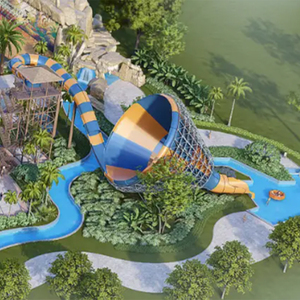 Bán Chạy Nhất Sang Trọng Đầy Màu Sắc L-RTM Quá Trình Sợi Thủy Tinh Trượt Nước Thiết Bị Lớn Lốc Xoạt Nước <span class=keywords><strong>Slide</strong></span> Cho Trong Nhà/Ngoài Trời Trường Học - Product Image 2