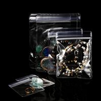Bolsas de PVC Transparente para Joyería, Bolsitas Plásticas con Cierre Zip Antideslustre para Anillos y Joyas - Tamaños Disponibles e Impresión Serigráfica