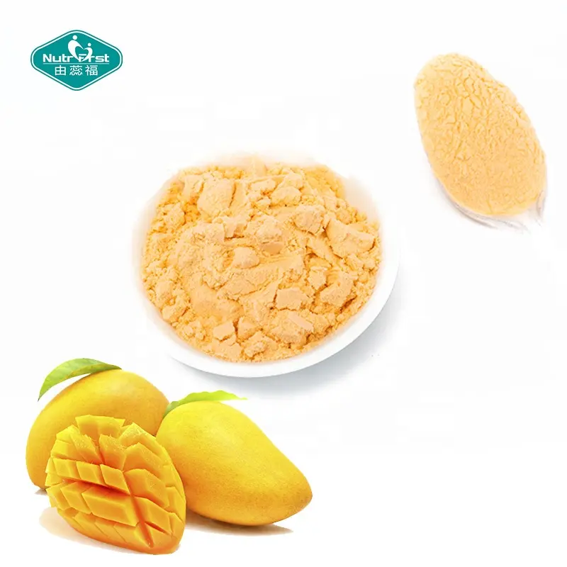 Furit Product Fabrikanten Biologische Instant Drank Flavour Gevriesdroogde Mango Fruit Extract Poeder