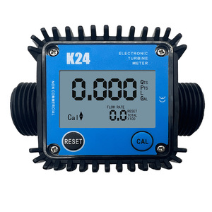 K24 Turbine Flowmeter diesel Gasoline Methanol <strong>Kerosene</strong> Water Electronic Digital Display Liquid Gear <strong>Measuring</strong> <strong>Instrument</strong> - Product Image 3