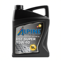 Fabriqué en Allemagne Alpine RST Super SAE 15W-40 Huile de base pour lubrifiant automobile haute performance 5L Huile moteur