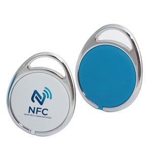 Smart NFC Keychain Holder <b>Lanyard</b> Custom <b>Polyester</b> Sublimation <b>Lanyard</b> NTAG215 Chip for Event Access Control Security Pass - Product Image 3