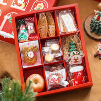 Boîte d'emballage vide pour biscuits et bonbons de Noël, type boîte mystère, calendrier de l'Avent, boîte cadeau pour biscuits, personnalisable, vente en gros, fabricant