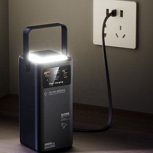 Mở rộng LED ánh sáng ngoài trời cắm trại ngân hàng điện 50000mAh khẩn cấp pin PD 22.5 Wát nhanh chóng sạc di động sạc điện thoại di động - Product Image 5