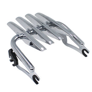 RACEPRO Porte-bagages arrière personnalisé Sissy Bar Dossier Porte-bagages Moto Porte-bagages <span class=keywords><strong>pour</strong></span> <span class=keywords><strong>Harley</strong></span> <span class=keywords><strong>Davidson</strong></span> Touring 2009-2023 - Product Image 2