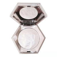 Palette de maquillage illuminateur diamanté, poudre compacte nacrée, éclatante, waterproof, longue tenue, végane, pour les yeux et le visage