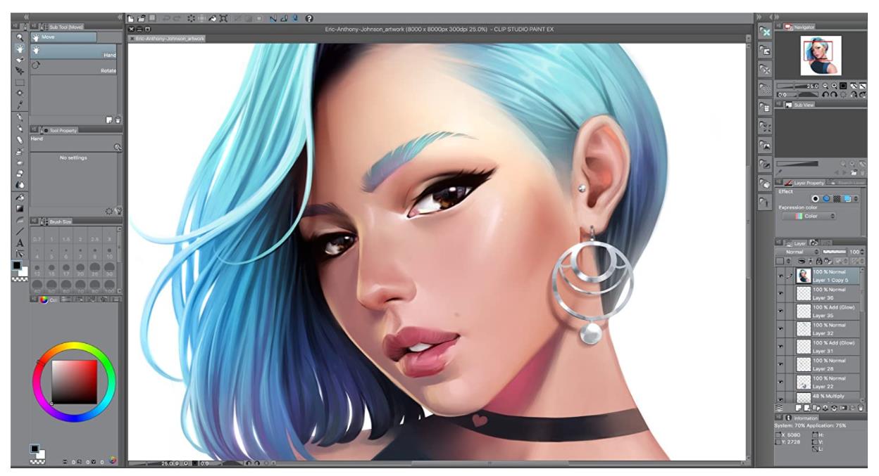 CLIP STUDIO PAINT EX CSP 1.11.9 - Manga Creation Software