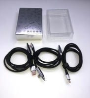 Kabel Data Pengisian Daya Super Cepat 240W untuk Gaming Mobile, Pengisian Daya Flash Tipe-C Ganda, Kompatibel Sepenuhnya dengan Ponsel