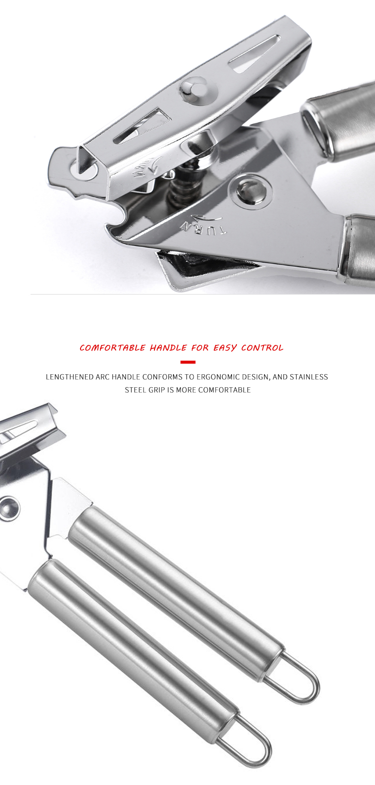 AMAZON TOP SELLER KITCHEN ACCESSORIES MULTIFUNCTION CAN BOTTLE OPENER COCINA MANUAL CAN TIN OPENER STAINLESS STEEL CAN OPENER