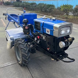 Tractor Agrícola de Arrastre Manual con Rotocultivador, Motor 2WD, Tractor de 22hp - Product Image 1