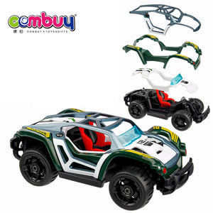 3 + Diy Kids Assemblage Speelgoed Auto Pull Back Diecast Met Tool - Product Image 2