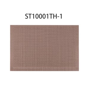 Set de dessous-de-plat personnalisables en PVC antidérapants et isolants thermiques pour mariages, hôtels et restaurants occidentaux - Product Image 3