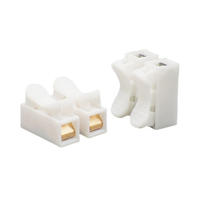SOYASIN Shunyashi CH-2 Two-Position Quick-Connect Terminal Block Brass Manganese Steel Phosphor Bronze Two-In-Two-Out Wiring