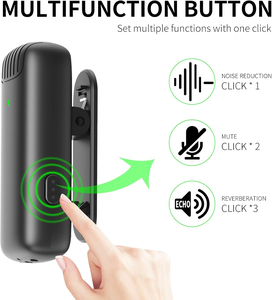 Không Dây J13 Lavalier <span class=keywords><strong>Microphone</strong></span> Loại C Tiếng Ồn Hủy Bỏ Sạc Trường Hợp Đối Với iPhone <span class=keywords><strong>iPad</strong></span> 14 13 12 11 <span class=keywords><strong>Pro</strong></span> Max Cho Tik Tok Vlogs - Product Image 6