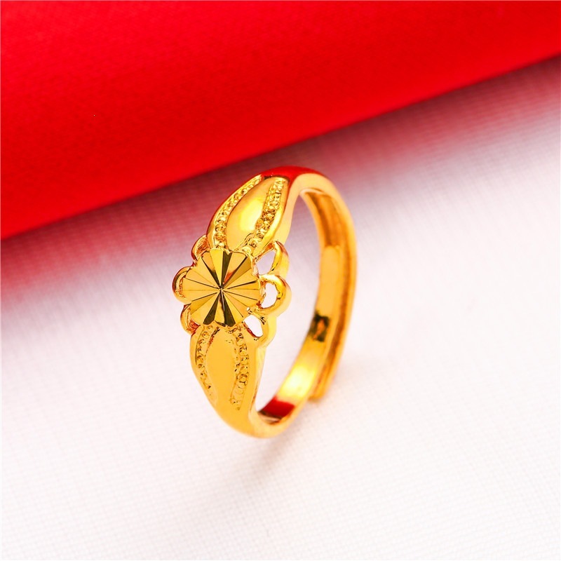Bague blanche pour femme, taille 6, ouverture ajustable