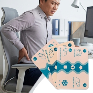 แผ่นแปะกาวทนความร้อนแบบยืดหยุ่น OEM ที่ปรับแต่งได้ ใช้เป็นแผ่นแปะบรรเทาอาการปวดบริเวณคอ เอว และขา - Product Image 1
