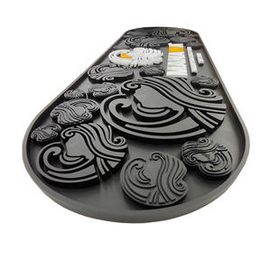 Portable Rubber Bar Drip Mat Non Slip Drainage Pub Runner Spill Pad Heat Resistant Counter Mat Coaster Placemat for Travel - Product Image 5