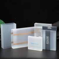 Emballage d'affichage en PVC imprimé transparent personnalisé, emballage en plastique PVC PET, boîte cadeau, boîte d'emballage, recyclage et stockage