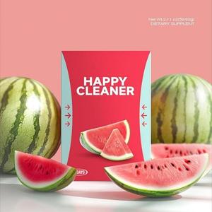 Happy Cleaner, Polvo de Electrolitos con Probióticos Sabor Sandía, Compatible con OEM, para Adultos, <span class=keywords><strong>14</strong></span> Piezas/Caja - Product Image 2
