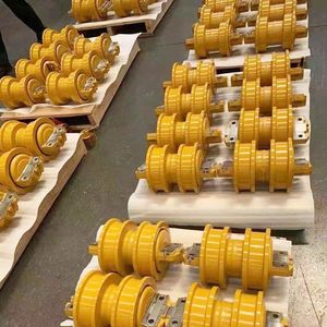 D6D ekskavatör için üst alt silindir ile D6D ekskavatör inşaat makine parçaları yürüyen aksam alt kaydırıcı ray silindir - Product Image 4