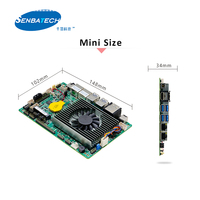 N100 2.5G 2 Lan DDR4 TPM 7USB 6 COM SATA MSATA M.2 148X102mm kompakt gömülü SBC endüstriyel tek kart bilgisayar
