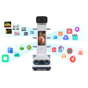 Intelligent Automatic Navigation Food Delivery <strong>Robot</strong> Smart <strong>Waiter</strong> <strong>Robot</strong> <strong>for</strong> Restaurant / Hotel Self-Service <strong>Robot</strong> - Product Image 5