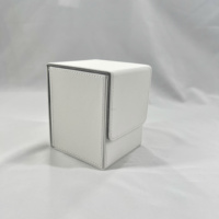 Étui de rangement pour cartes à aimant fort en cuir PU personnalisé pour cartes à pochette unique JO-TC-09 boîte de jeu de cartes Yugioh Trading Tcg Mtg